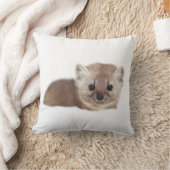 最も可愛い赤ん坊の動物 | Pine Marten クッション (ブランケット)