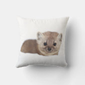 最も可愛い赤ん坊の動物 | Pine Marten クッション (裏面)