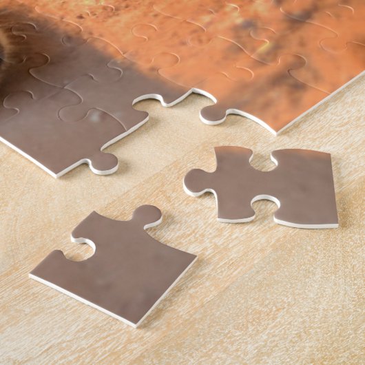 最も可愛い赤ん坊の動物 | Shy Corgi ジグソーパズル (側面)