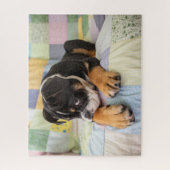 最も可愛い赤ん坊の動物 | Shy Old English Bulldog ジグソーパズル (縦)