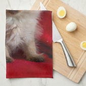 最も可愛い赤ん坊の動物 | Siamese Kitten キッチンタオル (四つ折り)