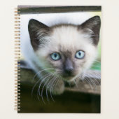 最も可愛い赤ん坊の動物 | Siamese Kitten プランナー手帳 (正面)
