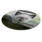 最も可愛い赤ん坊の動物 | Siamese Kitten 2 カッティングボード (角)