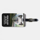 最も可愛い赤ん坊の動物 | Siamese Kitten 2 ラゲッジタグ (裏面横)