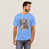 最も可愛い赤ん坊の動物 | Snow Monkey顔 Tシャツ (正面フル)