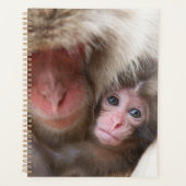 最も可愛い赤ん坊の動物 | Snow Monkey プランナー手帳 (正面)