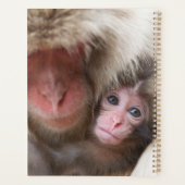 最も可愛い赤ん坊の動物 | Snow Monkey プランナー手帳 (裏面)