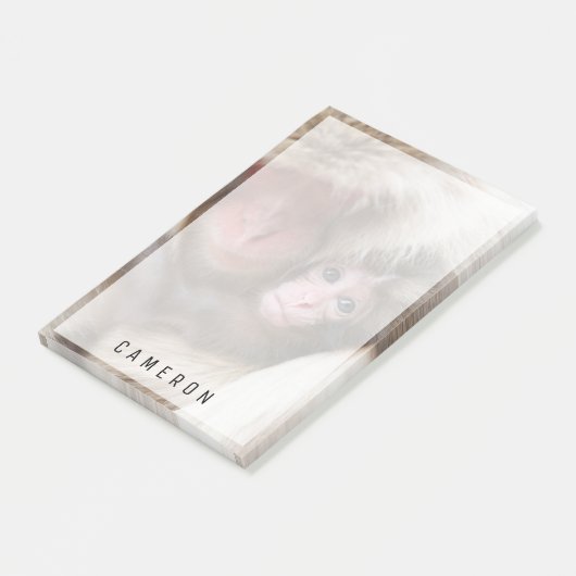 最も可愛い赤ん坊の動物 | Snow Monkey ポストイット (アングル)