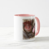 最も可愛い赤ん坊の動物 | Snow Monkey マグカップ (正面右)