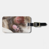 最も可愛い赤ん坊の動物 | Snow Monkey ラゲッジタグ (正面横)