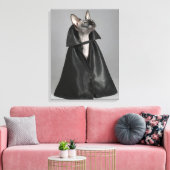 最も可愛い赤ん坊の動物 | Sphynx Hairless Cat キャンバスプリント (インサイチュ (リビング))