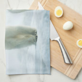 最も可愛い赤ん坊の動物 | Three Young Polar Bears キッチンタオル (四つ折り)