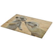 最も可愛い赤ん坊の動物 | Two Young Meerkats カッティングボード (角)