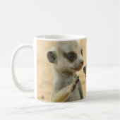 最も可愛い赤ん坊の動物 | Two Young Meerkats コーヒーマグカップ (左)