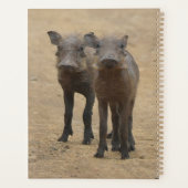 最も可愛い赤ん坊の動物 | Two Young Warthogs プランナー手帳 (裏面)
