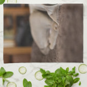 最も可愛い赤ん坊の動物 | Weimaraner Puppy Sleeping キッチンタオル (折り畳み)