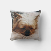 最も可愛い赤ん坊の動物 | Yorkshire Terrier クッション (正面)