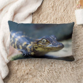 最も可愛い赤ん坊の動物 | Young Aligator ランバークッション (ブランケット)