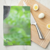 最も可愛い赤ん坊の動物 | Young Black Bear Cub キッチンタオル (四つ折り)