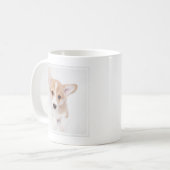 最も可愛い赤ん坊の動物 | Young Corgi Puppy コーヒーマグカップ (正面左)