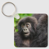 最も可愛い赤ん坊の動物 | Young Mountain Gorilla キーホルダー (正面)
