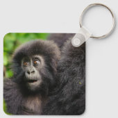 最も可愛い赤ん坊の動物 | Young Mountain Gorilla キーホルダー (裏面)
