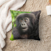 最も可愛い赤ん坊の動物 | Young Mountain Gorilla クッション (ブランケット)