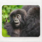 最も可愛い赤ん坊の動物 | Young Mountain Gorilla マウスパッド (正面)