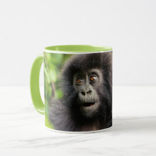 最も可愛い赤ん坊の動物 Young Mountain Gorilla マグカップ