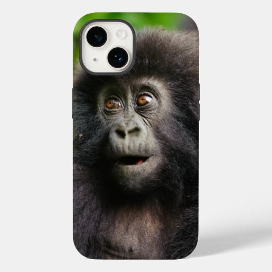 最も可愛い赤ん坊の動物 | Young Mountain Gorilla Case-Mate iPhoneケース (裏面)