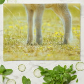 最も可愛い赤ん坊の動物 | Young Sheep キッチンタオル (折り畳み)