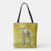 最も可愛い赤ん坊の動物 | Young Sheep トートバッグ (裏面)