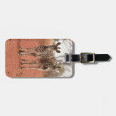 最も可愛い赤ん坊の動物 | Young Zebras社2社 ラゲッジタグ (正面横)