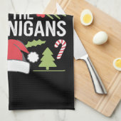 最も可能性が高いすべてのシェナニガンを開始するおもしろい キッチンタオル (四つ折り)