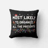 最も可能性が高いすべてのプレゼントクリスマス クッション (正面)