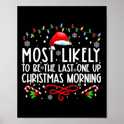 最も可能性が高いのはクリスマス・モーニンの最後の一つ ポスター (正面)