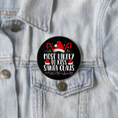 最も可能性が高いキスサンタクロースのクリスマスファミリー 缶バッジ (インサイチュ)