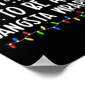 最も可能性が高いギャングラッパーのクリスマスプレス ポスター (角)