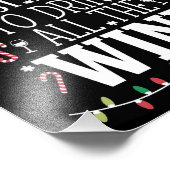 最も可能性が高いクリスマスすべてのワインの家族 フォトプリント            (角)