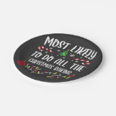 最も可能性が高いクリスマスのベーカリー ペーパープレート (アングル)