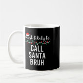 最も可能性が高いクリスマスシャツの一致する家族Paj コーヒーマグカップ (左)