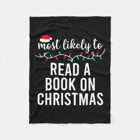 最も可能性が高いクリスマスシャツの一致する家族Paj フリースブランケット (正面)