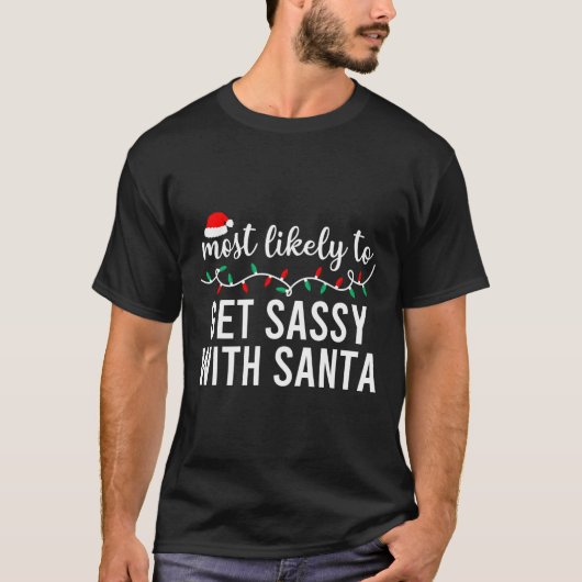最も可能性が高いクリスマスシャツの一致する家族Paj Tシャツ (正面)