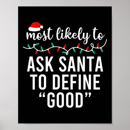 最も可能性が高いクリスマスマッチファミリーパジャマ ポスター (正面)