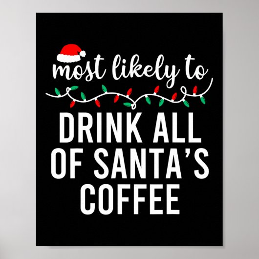 最も可能性が高いクリスマスマッチファミリーパジャマ ポスター (正面)