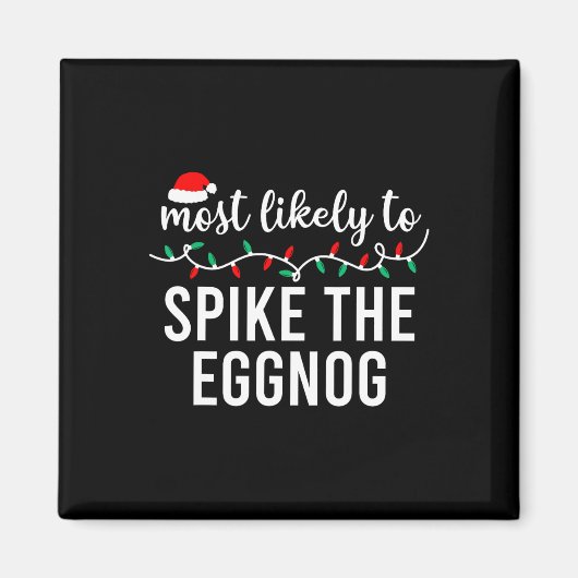 最も可能性が高いクリスマスマッチファミリーパジャマF マグネット (正面)