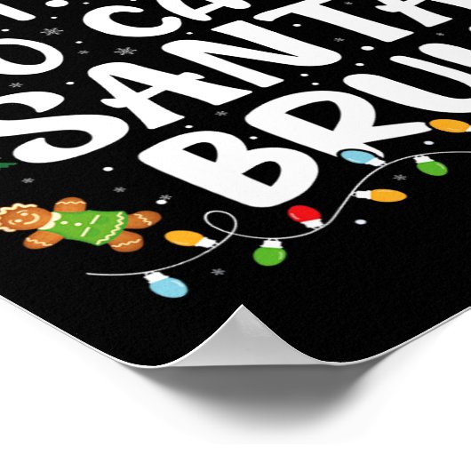 最も可能性が高いサンタ・ブラのクリスマスファミリーMa ポスター (角)