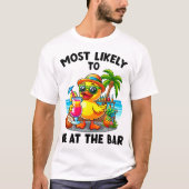 最も可能性が高いバークおもしろいルーズシャツ Tシャツ (正面)