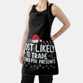 最も可能性が高いプレゼントChristmaのために兄弟を交換 エプロン (インサイチュ)