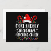 最も可能性が高いマッチングクルーズを企画する 招待状 (正面/裏面)